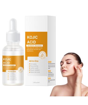 Kojic Acid Turmeric Oil Turmeric Oil Dark Spot Corrector Turmeric Face Serum Turmeric Dark Spot Corrector Serum Oil Turmeric Skin Brightening Oil Dark Spot Remover for Face Anti Aging Face Serum 100ml
