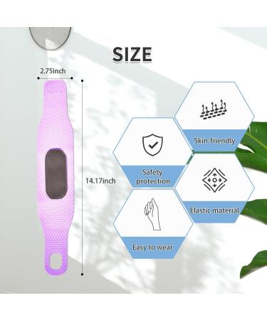 Ultra Thin Purple Wrist Brace Support for Carpal Tunnel | Breathable Adjustable Velcro Strap | Pain Relief for Tendonitis & Arthritis - Buy Online on GoSupps.com
