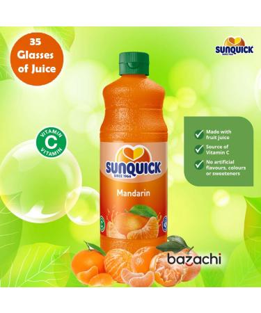 Sunquick Real Fruit Concentrate Juicer - Fruity Refreshment (Mandarin 2 Bottles) - Buy Online on GoSupps.com