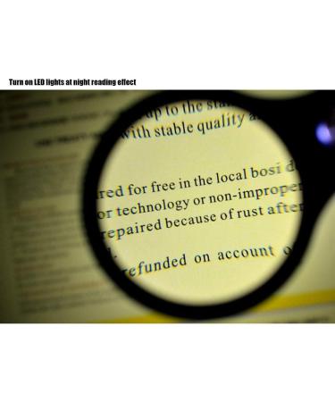 Luminous Magnifier Uv Led Lamp Desktop Adjustable Hand Free Comfortable Handheld 10 X Hd Reading Lens Magnifier 85mm Made in China - Buy Online on GoSupps.com