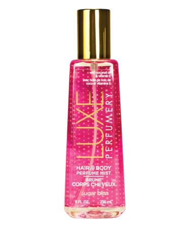 Luxe Perfumery Hair & Body Perfume Mist Sugar Bliss, 8.0 fluid ounce (F98430-15-SG)