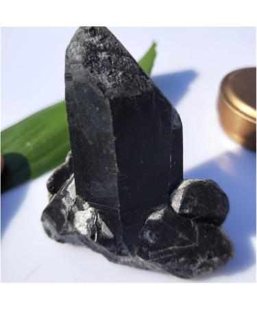 Natural Crystal Rough 100g-500g Natural Black Crystal Quartz Cluster Reiki lemurian Seed Prism Charms Stones and Minerals for Home Decoration (Color : About 400g) - Buy Online on GoSupps.com