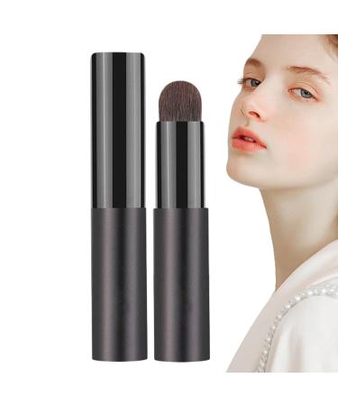 Wpsagek Lip Makeup Brush Lip Smudge Brush with Lid Portable Brush Lip Gloss Makeup Brush Makeup Applicator Eyeshadow Brush for Women Girls