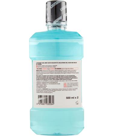 Listerine Zero mouthwash 2 bottles of 500ml - Buy Online on GoSupps.com