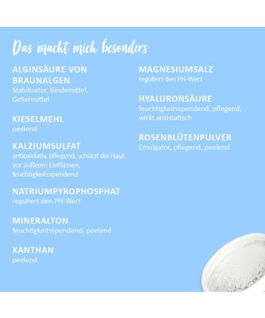 Puremetics Peel-Off Mask Hyaluron | Anti-Aging Hydroboost for Dry Tired & Mature Skin | 100% Natural Vegan & Plastic-Free | Zero Waste Natural Cosmetics - Buy Online on GoSupps.com