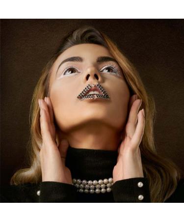 Ludress Crystal Face Stickers - Rave Body Gems & Rhinestone Tattoos for Women and Girls (Style 3) - Buy Online on GoSupps.com