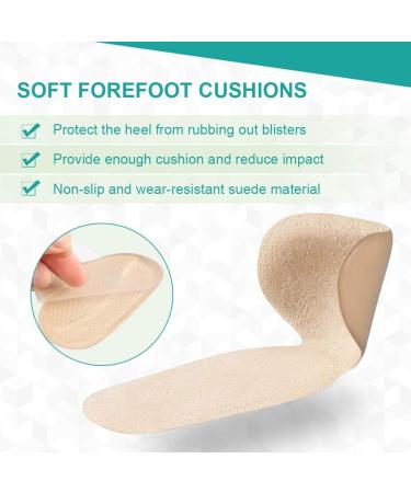 Heel Pillow Heel Holder - Anti-Slip Gel for Pain Relief | Strong Sticky Shoe Heel Protection for Men & Women (2 Pairs) - Buy Online on GoSupps.com