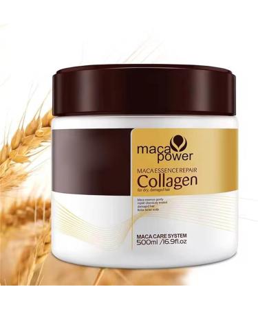 Karseell Collagen Hair Treatment Deep Repair Conditioning Argan Oil Collagen Hair Mask Collagen Hair Mask 500 ml Deep Repair Conditioning Argan Oil Collagen Hair Mask Essence for Dry Yellow - Buy Online on GoSupps.com