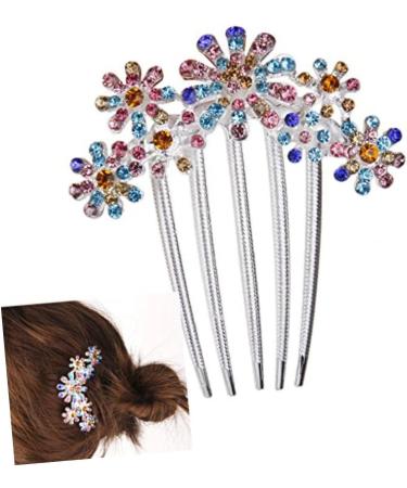 FOMIYES Rhinestone Jewelry Purple Hair Accessories Goody Hair Clips for Women Women's Hair Accessories Womens Barrettes for Hair Rhinestone Barrettes Bridal Hair Clip Wedding Bride Comb - Buy Online on GoSupps.com
