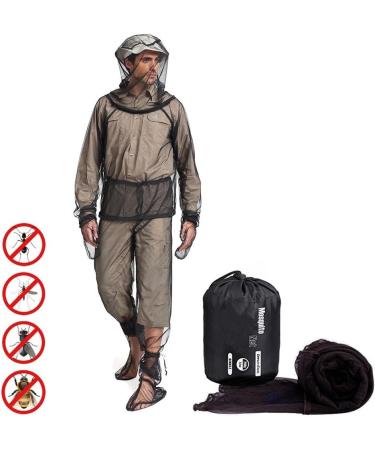 Mosquito Resistant Camo Net Suit for Men - Adult Bug Tamer Hunting Clothes - Buy Online on GoSupps.com