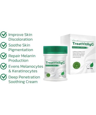 GFOUK Vitiligo Treatment Cream - Soothing White Spot & Psoriasis Relief (2pcs) - Buy Online on GoSupps.com