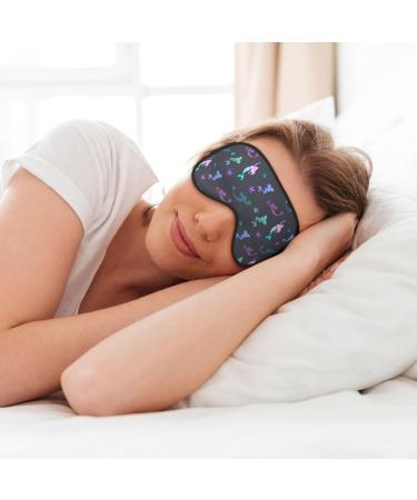 Colored Mermaid Sleep Eye Mask - Soft & Breathable | Perfect for Travel & Relaxation - Buy Online on GoSupps.com