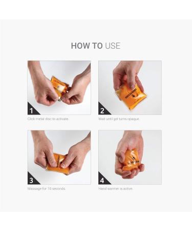 Life System Reusable Hand Warmer (2-Pack) - 45 Minutes of Warmth for Camping Hiking Skiing & Walking - Buy Online on GoSupps.com
