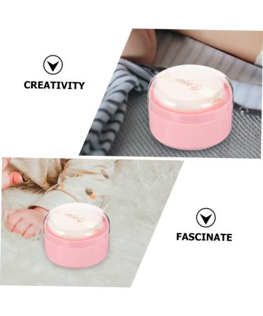 6pcs Baby Powder Puff Set | Travel-Friendly Body Powder Dispenser with Puff | Empty Pink Powder Container - Buy Online on GoSupps.com