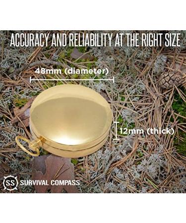 Sharp Survival Best Camping Survival Compass | Glow in The Dark Military Compass Survival Gear Compass - Buy Online on GoSupps.com