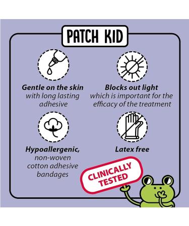 Kids' Eye Patches/Adhesive Bandages - Size Medium, Purple - 50 Count - Medical Use for Lazy Eye - Fun & Comfortable Design - Buy Online on GoSupps.com