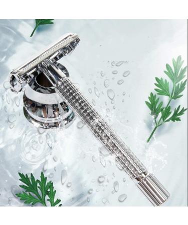 Desikixudy Adjustable Double Edge Razor - Classic Travel Manual Shaver for Men | Black Wet Shaving Tool - International Shipping Available - Buy Online on GoSupps.com