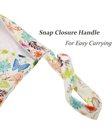 FenFang Wet Dry Cloth Diaper Bag | Daycare Nappy Organizer | Waterproof Reusable Storage Bag (Yellow) - Buy Online on GoSupps.com