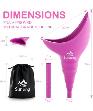 FemaleÂ UrinationÂ Device Â ReusableÂ FemaleÂ UrinalÂ SiliconeÂ WomenÂ PeeÂ FunnelÂ AllowsÂ WomenÂ toÂ PeeÂ StandingÂ Up Â PortableÂ WomensÂ UrinalÂ isÂ TheÂ PerfectÂ CompanionÂ forÂ Camping Outdoor Travel(Fuchsia) - Buy Online on GoSupps.com