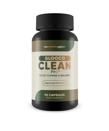 Glooco Clean Pro - Our Best Blood Cleanse Blood Balance Plus Blood Support - Nerve Support Supplement - Sugar Cleanse Detox - Immune Detox Cleanse Pancreas Circulatory Health Supplements