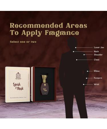 12-ML Luxury Lavish Musk Attar Non Alcoholic Men Women Long Lasting Itar Perfume Oil Fragrance Musky Scent 0.40 Floz - Buy Online on GoSupps.com
