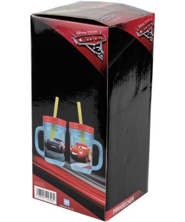 Cars 3 Drinking Cups with Straw - Fun & Durable International Shipping Available - Buy Online on GoSupps.com