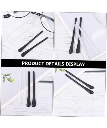 Lurrose Silicone Glasses Bracket Covers - Anti-Slip Ear Pads & Leg Covers | 6 Pairs for Optimal Comfort & Fit - Buy Online on GoSupps.com