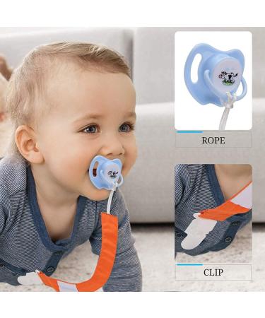 Yoofoss 6 Pack Pacifier Clip for Boys and Girls - Solid Color Pacifier Holder for All Pacifiers & Teething Toys - Unisex Baby Essential in Multicolor - Buy Online on GoSupps.com