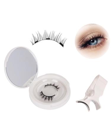 Krafty Magnetic Eyelashes Krafty Magnetic Lashes Krafty Magnetic Eyelashes With Applicator Magnetic Eyelashes Natural Reusable Glue-Free Natural Krafty Lashes(02 2pcs*false eyelashes)