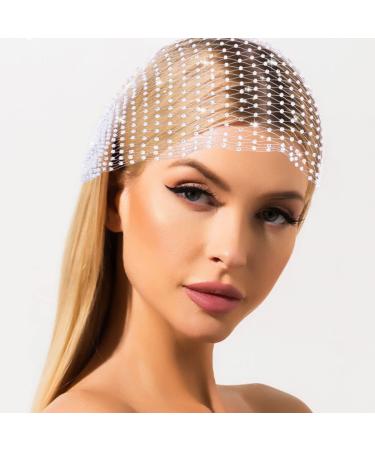 Earent Mesh Rhinestone Headband - Glitter Wide Hairband for Women and Girls - Buy Online on GoSupps.com