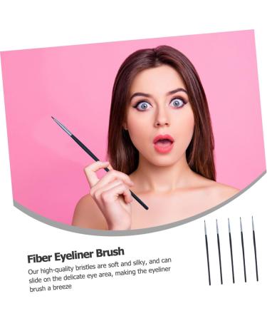 SOESFOUFU 5pcs Fine Eyeliner Brush Cosmetic Eye Wands Gel Eyeliner Eye Liner Pens Smudge Stick The Brush Fiber - Buy Online on GoSupps.com