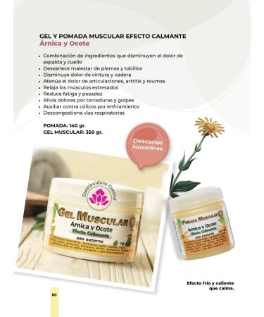 Arnica & Ocote Muscle Ointment 140g | Calming Relief for Pain | Florigan - Buy Internationally - Buy Online on GoSupps.com