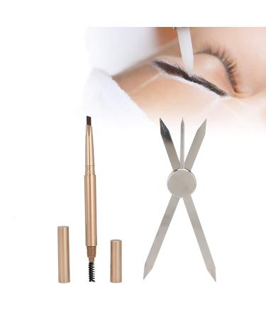 Lineal for microblading eyebrows measuring eyebrow signs compass guide template tools make-up shape template care tools