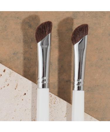 Premium Angled Eyeshadow Brush & Bevel Nose Contour Brush - Horse Hair Makeup Tool for Flawless Eye Looks - Buy Online on GoSupps.com
