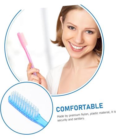 6th Toothbrushes - Travel-Friendly Plastic Toothbrushes for Adults | Huge Head Healthy Cleaning | Perfect for On-the-Go Oral Care - Buy Online on GoSupps.com