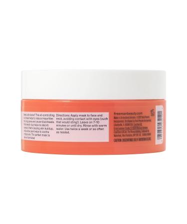 Freeman Pore Minimizing Clay Mud Facial Mask - Vegan Cruelty-Free Oil Control - 2 fl. oz. | Breakout Prone Skin | International Shipping Available - Buy Online on GoSupps.com