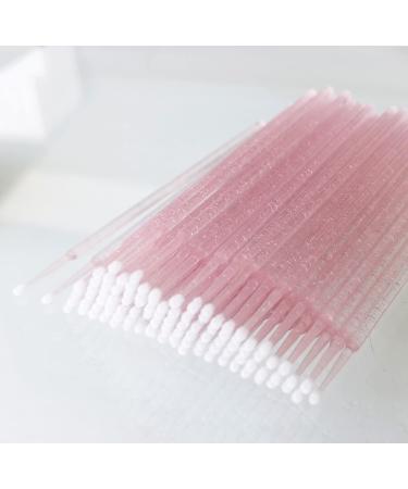 i-Laesh 200 pcs Micro Brushes - Baby Pink-Crystal | Eyelash Extension Microswabs & Mascara Wands - Buy Online on GoSupps.com