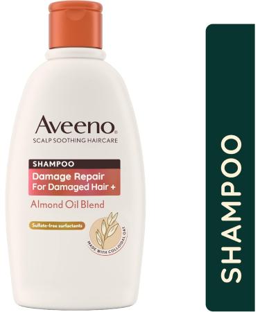 Aveeno Damage Repair Soothing Scalp Shampoo with Almond Oil for Damaged Hair 300 ml - Buy Online on GoSupps.com