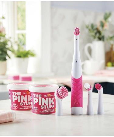 Britains Beauty The Miracle Scrubber Kit The Pink Stuff Star Drops 2 Cleaning Paste Electric Scrubber Kit With 4 Cleaning Brush Heads. - Buy Online on GoSupps.com