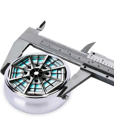 Octagon Pill Box Organizer - 3 Compartment Travel Pill Case for Easy Organization | International Shipping Available - Buy Online on GoSupps.com