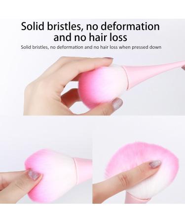 Rukjmqi Setting Powder Brush Portable Slim Powder Makeup Brush Powder Foundation Brush Nail Brushes Face Makeup Tool for Complete Coverage and Prefect Finish pink - Buy Online on GoSupps.com