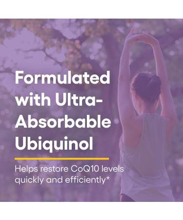 Buy Natural Factors Ubiquinol Active CoQ10 100 mg - High Absorption Energy & Heart Support Supplement - 30 Softgels - International Shipping Available - Buy Online on GoSupps.com