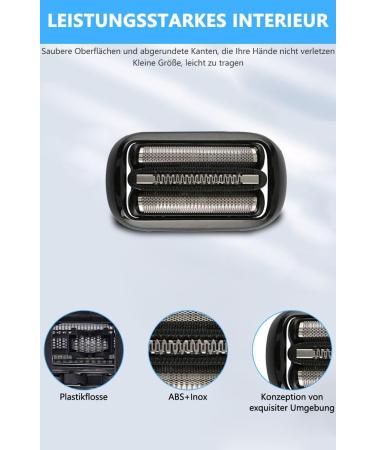 Buy Bouge 53B Shaving Heads - Compatible with Braun Series 5 & 6 Razors - Replacement Electric Shear Head - Buy Online on GoSupps.com