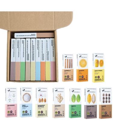CIOKARRUA Modica IGP Chocolate Tablets Collection 10 Assorted Flavors Artisanal Lactose Free Gluten Free