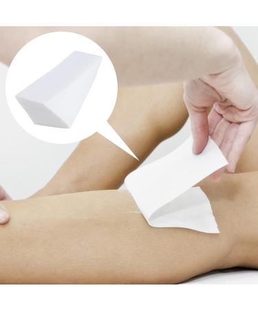 100 One-Way Wax Strips for Hair Removal - Fleece Paper for Body Legs & Face | All Skin Types - Easy & Effective (1 Pack) - Buy Online on GoSupps.com