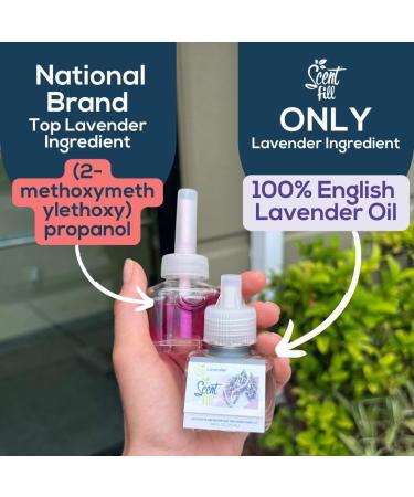 Buy 100% Natural Lavender Plug-in Refills | Scent Fill Air Freshener & Diffuser - 4 Pack - Buy Online on GoSupps.com