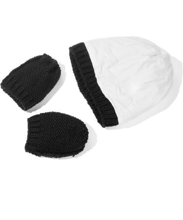 XYIYI Newborn Baby Winter Beanie Hat Mitten Set | Infant Toddler Warm Knitted Glove Set 6-18 Months - Buy Online on GoSupps.com
