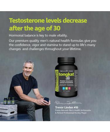 Prairie Naturals Tongkat Ali 500 promotes Testosterone production. Source of antioxidants. Eurycomanone. Dairy free. Vegan. Gluten Free - 60 Vegan capsules - Buy Online on GoSupps.com