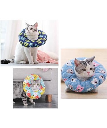 Kitchen-Dream Soft Cat Collar - Cute Anti-Bite Neckband for Pets | Wound Healing Collar in Blue - Buy Online on GoSupps.com