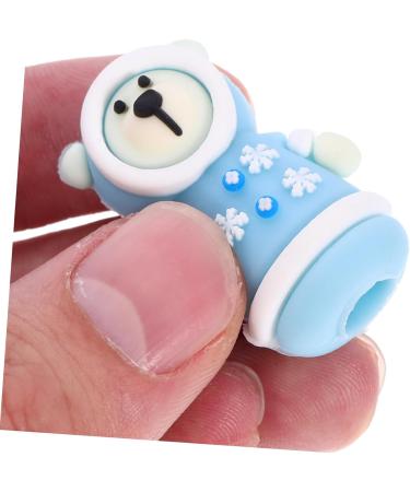 Manicure tools protect protective tent protective cap safety protection thread brush cutter nailing tool care cute scissors set fixed cover dead skin scissors silicone cover silica gel - Buy Online on GoSupps.com